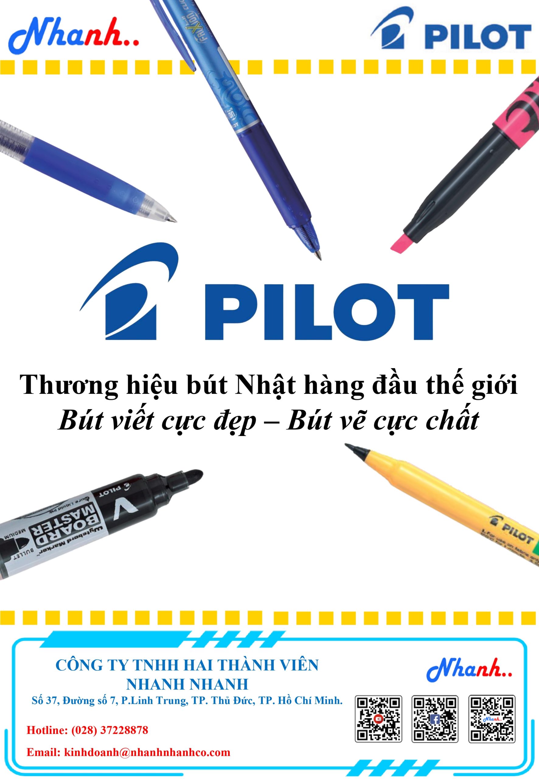 Giới thiệu sản phẩm PILOT - Thương hiệu bút Nhật hàng đầu Thế giới